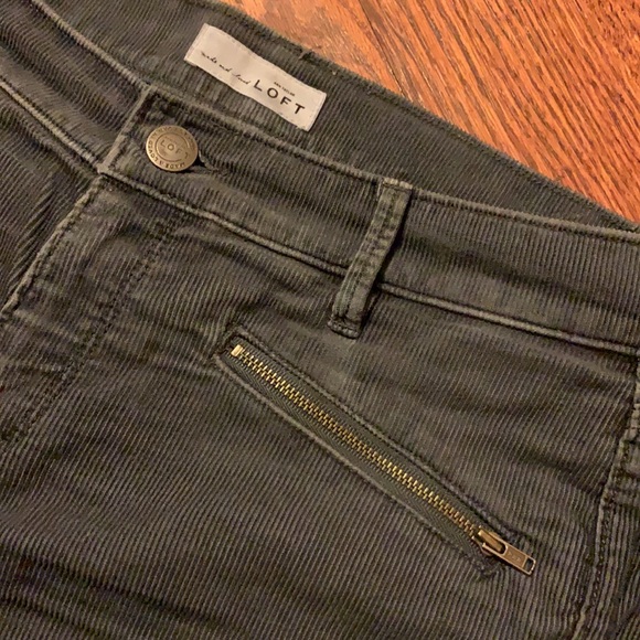 Modern Skinny Ankle Corduroy Mid-Rise Pants - Picture 2 of 4